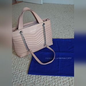 Rebecca Minkoff Mab Quilted Satchel in light pink
